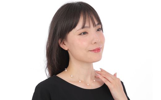 真珠 ネックレス K18 ゴールド パール 6.5ミリ ～ 7ミリ アクセサリー ジュエリー 三重県 伊勢志摩 志摩 アコヤ貝 冠婚葬祭 結婚式 母の日 誕生日 プレゼント アコヤ真珠 / 老舗の真珠専門店・アコヤ真珠ステーションネックレス6.5～7.0ミリ( K18YG )
