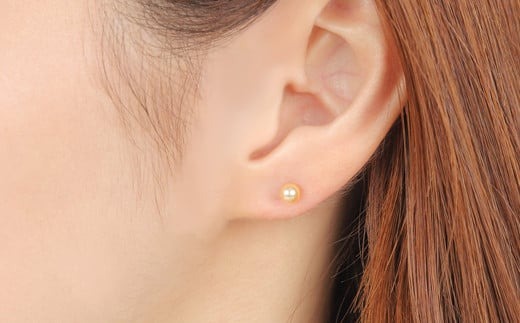 真珠 ピアス 4.0～4.5ミリ K18 アクセサリー パール アコヤ真珠 伊勢 志摩 伊勢志摩 英虞湾 冠婚葬祭 慶事 弔事 結婚式 入学式 卒業式 ギフト フォーマル カジュアル 誕生石 記念日 3万円 三万円 30000円 / 老舗の真珠専門店・高品質アコヤ真珠ゴールドピアス4.0～4.5ミリ（K18）