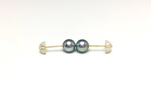 真珠 ピアス 5.0～5.5ミリ K18YG ゴールド アクセサリー パール アコヤ真珠 伊勢 志摩 伊勢志摩 英虞湾 冠婚葬祭 慶事 弔事 結婚式 入学式 卒業式 ギフト フォーマル カジュアル 誕生石 記念日 / 老舗の真珠専門店・高品質アコヤ真珠ブルーピアス5.0～5.5ミリ（K18YG）