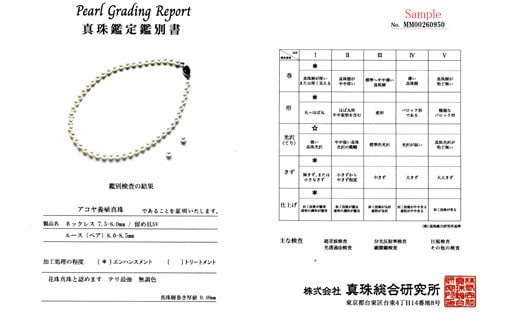 真珠 ネックレス ピアス セット Pt900 パール 7.5ミリ ～ 8ミリ アクセサリー ホワイトゴールド ジュエリー 伊勢志摩 志摩市 三重県 パール あこや アコヤ貝 冠婚葬祭 結婚式 葬式 フォーマル / 老舗の真珠専門店・無調色花珠鑑別書付きアコヤ真珠ネックレス ・ピアス セット7.5～8.0ミリ