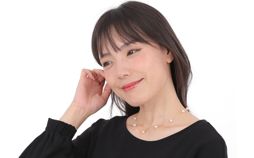 真珠 ネックレス K18 ゴールド パール 6.5ミリ ～ 7ミリ アクセサリー ジュエリー 三重県 伊勢志摩 志摩 アコヤ貝 冠婚葬祭 結婚式 母の日 誕生日 プレゼント アコヤ真珠 / 老舗の真珠専門店・アコヤ真珠ステーションネックレス6.5～7.0ミリ( K18YG )