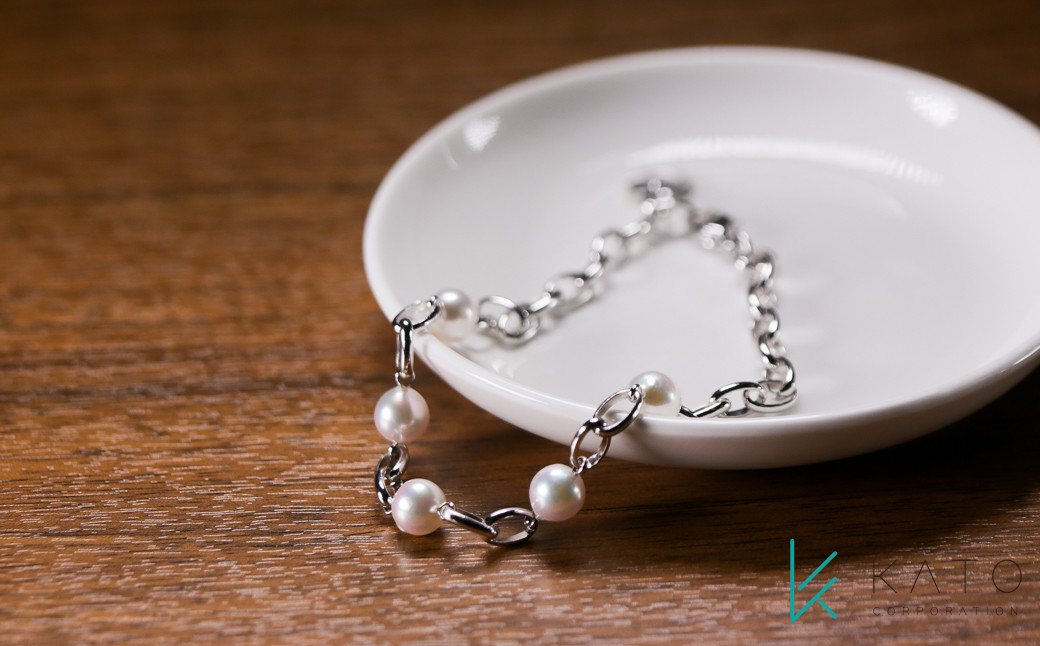 ジェンダーレス！ Akoyaブレスレット(S)