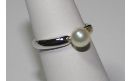 真珠 6.5 ～ 7 mm パール リング 指輪 シルバー ジュエリー アクセサリー プレゼント おしゃれ ファッション 日常使い 贈り物 三重県 志摩市 伊勢 真珠の里 シンプル シルバーパールリング