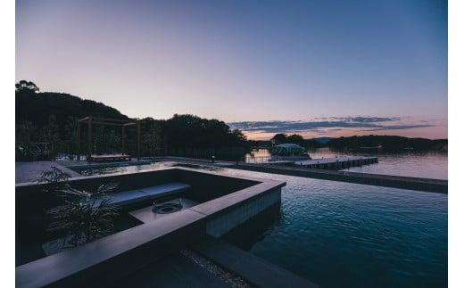 伊勢志摩 MOKU ISESHIMA ペア宿泊券(1泊2食付) 1日1組限定 / 旅行 観光 宿泊 食事 限定 オーベルジュ 鮨 〔1660-10〕