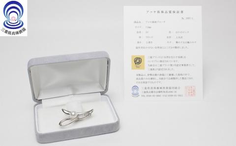 三重ブランド　アコヤ真珠　7.0ﾐﾘ　ブローチ