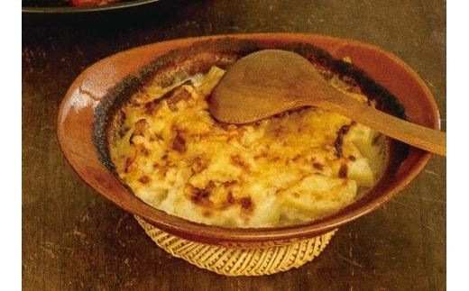 伊賀焼 耐熱アーモンドプレート ブラウン 小