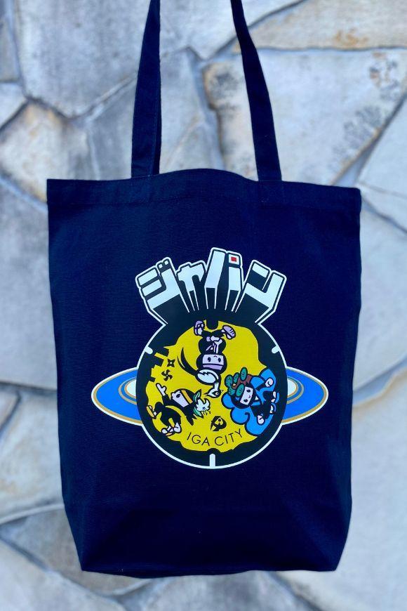 伊賀市 マンホール トートバッグ  ネイビー