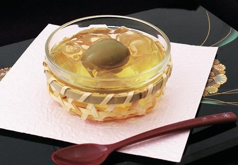 金澤兼六製菓４個巾着　紀州南高梅　梅酒ゼリー（1ケース×4個入り×12袋）