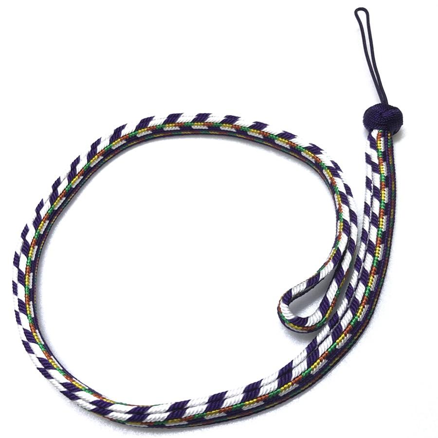 組紐ネックストラップゆるぎ組 矢絣柄４