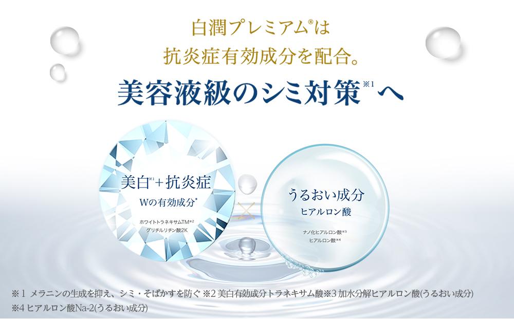 ロート製薬【肌ラボ 白潤プレミアムしっとりタイプ】化粧水＋乳液4点セット（各ボトル＋つめかえ用）