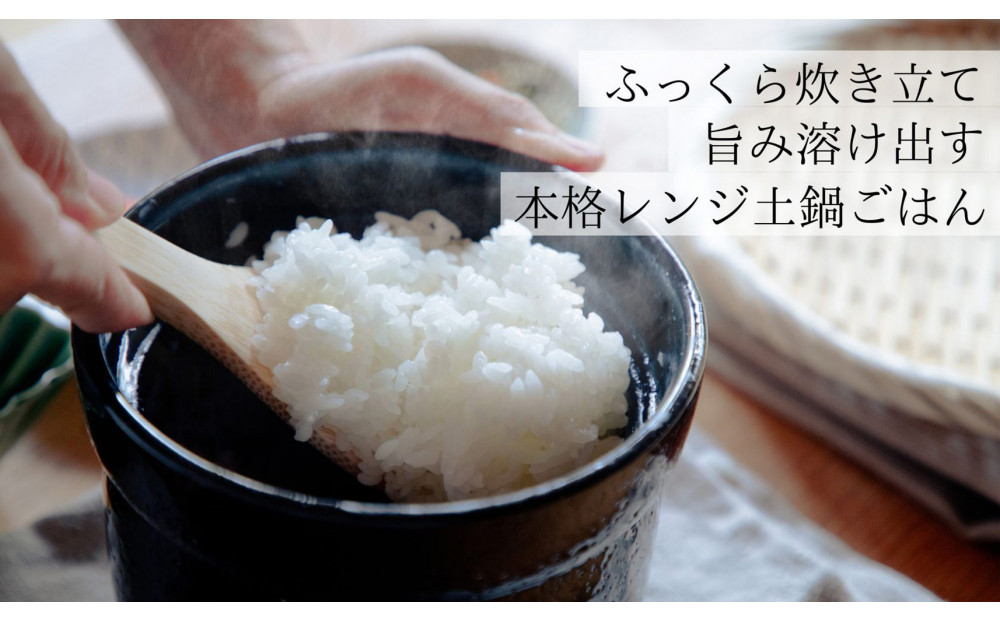 【2個セット】伊賀焼 レンジ炊飯土鍋　伊賀ノ匠2個セット　IG21