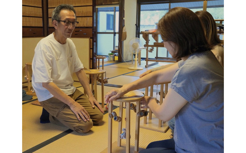 伊賀くみひも　ペア組紐体験&工房見学　松島組紐店