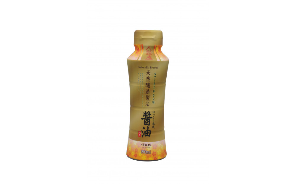 伊賀越　天然醸造製法　醤油　200ml x 12本