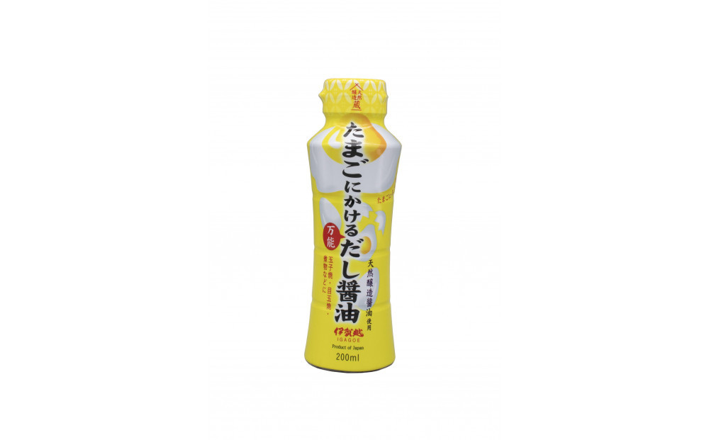 伊賀越　天然醸造蔵　たまごにかける万能だし醤油　200ml x 12本