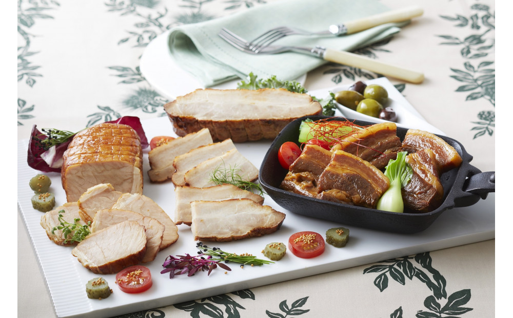 伊賀上野の里焼豚&角煮セット