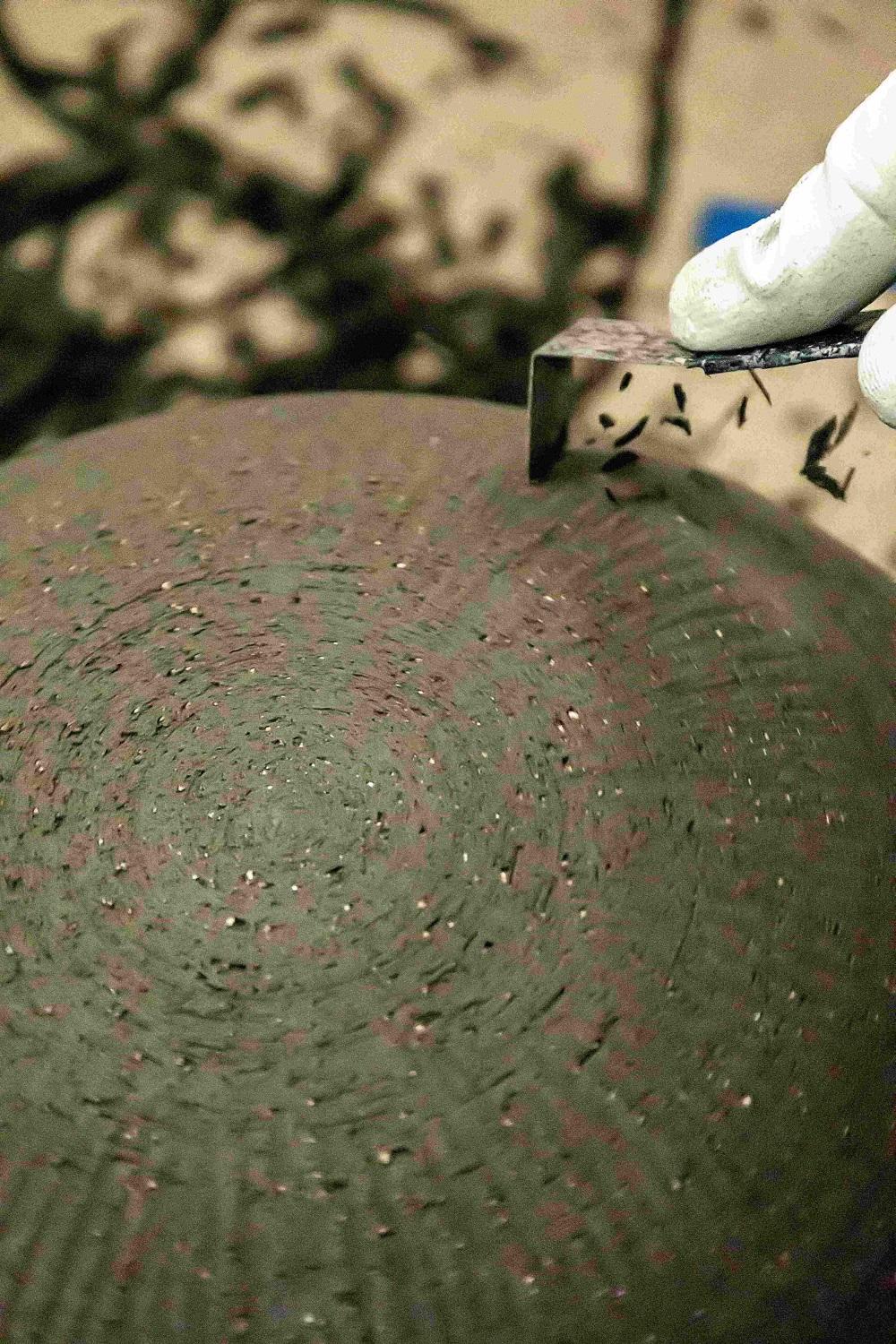 長谷園の「取手もいい土鍋 黒釉」小（1～2人用）