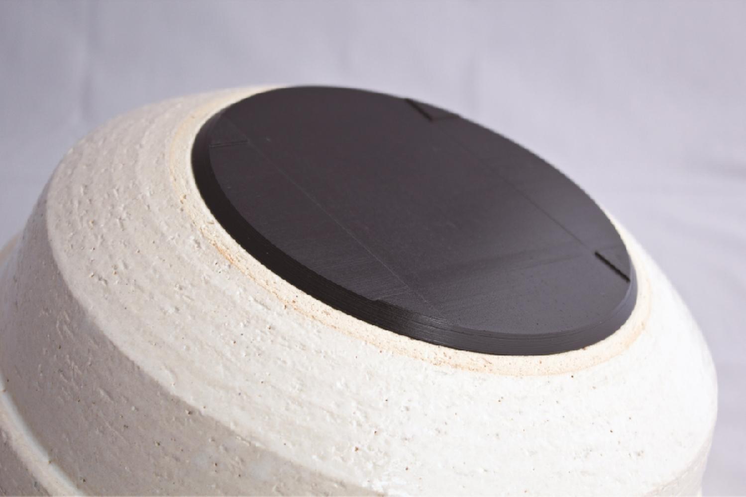 伊賀焼 IH対応ヘルシー蒸し小鍋 白刷毛目1～2人用