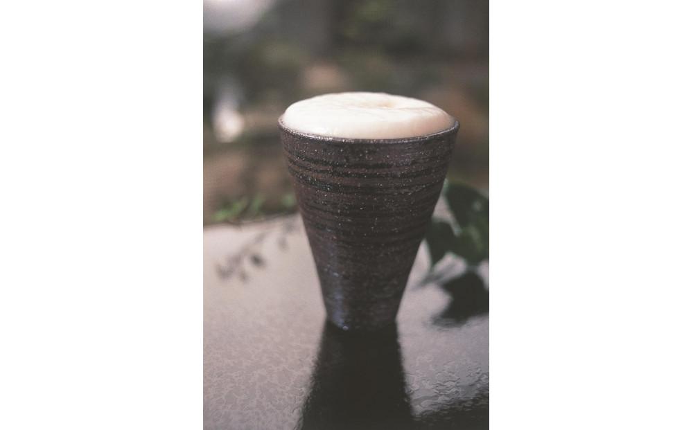 長谷園 伊賀焼 ビアマグ炭焼ペアギフト　大