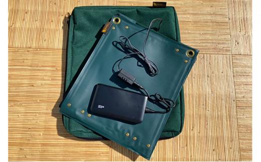 折り畳み式ソーラーパネルと蓄電池【pocketGrid】