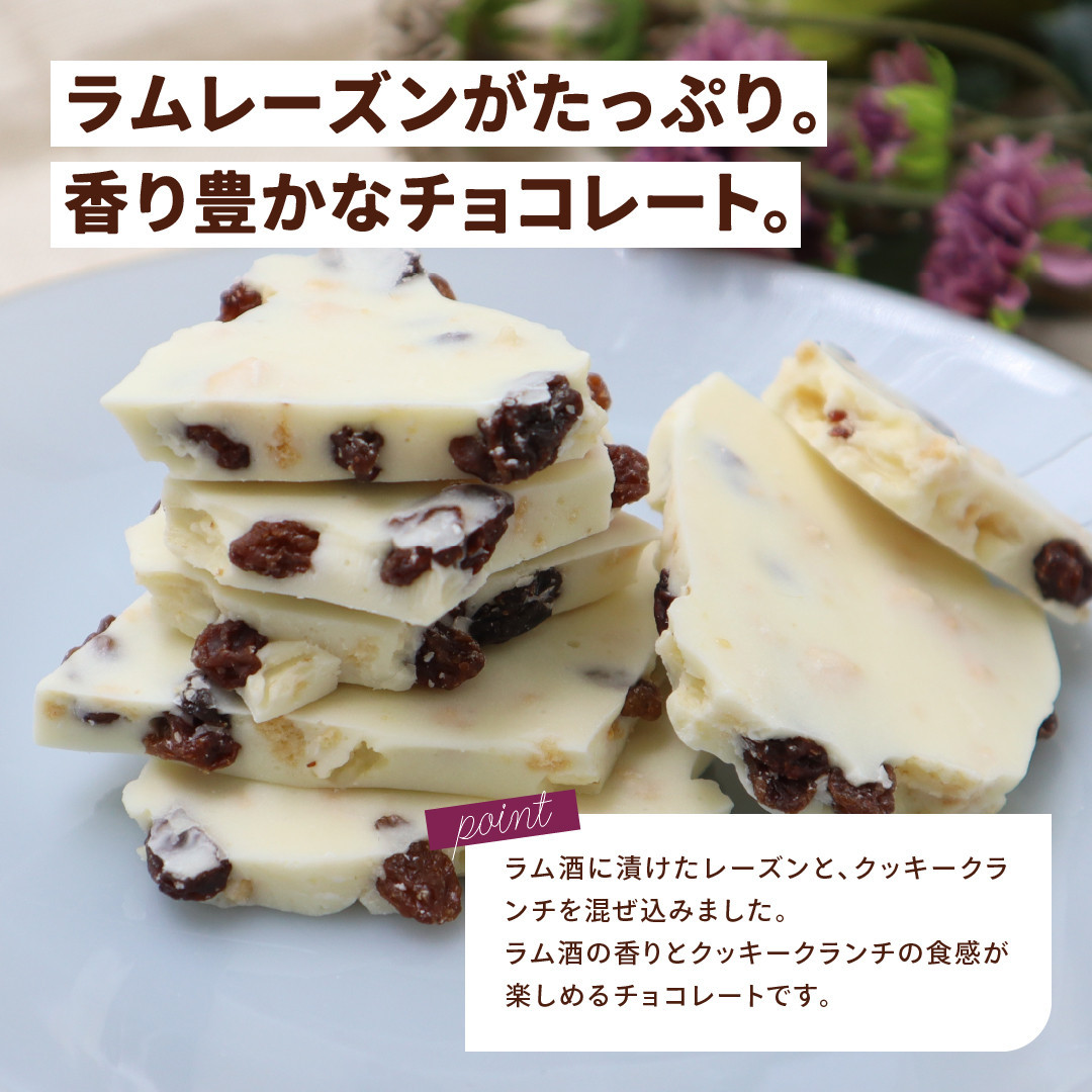 割れチョコ 妖艶なラムレーズン450g