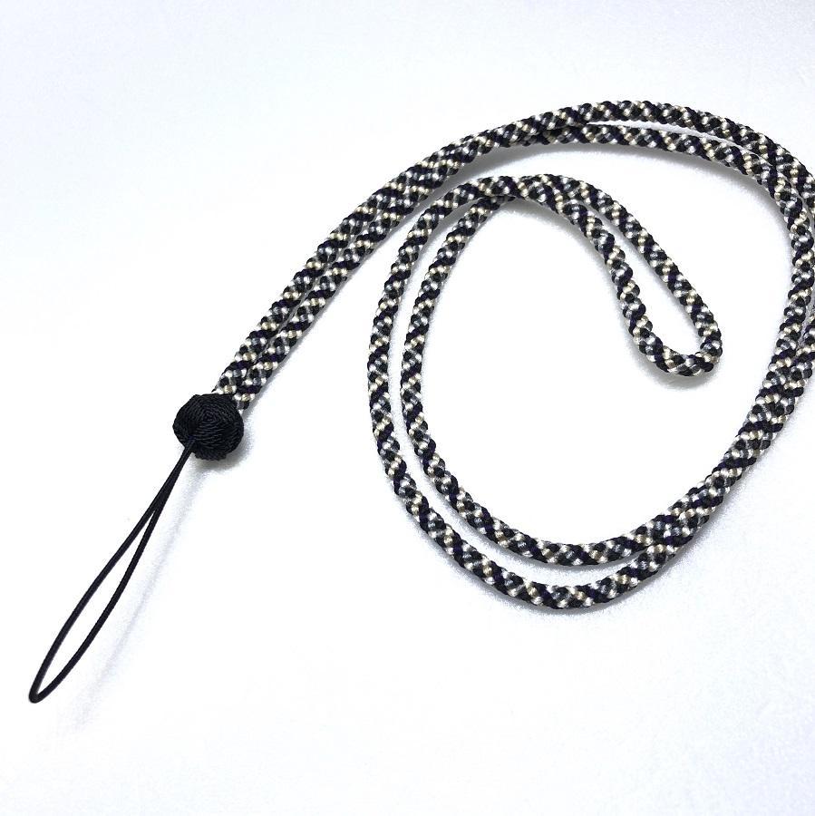 組紐ネックストラップ丸組１