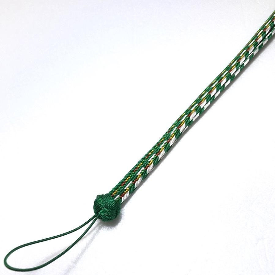 組紐ネックストラップゆるぎ組 矢絣柄３