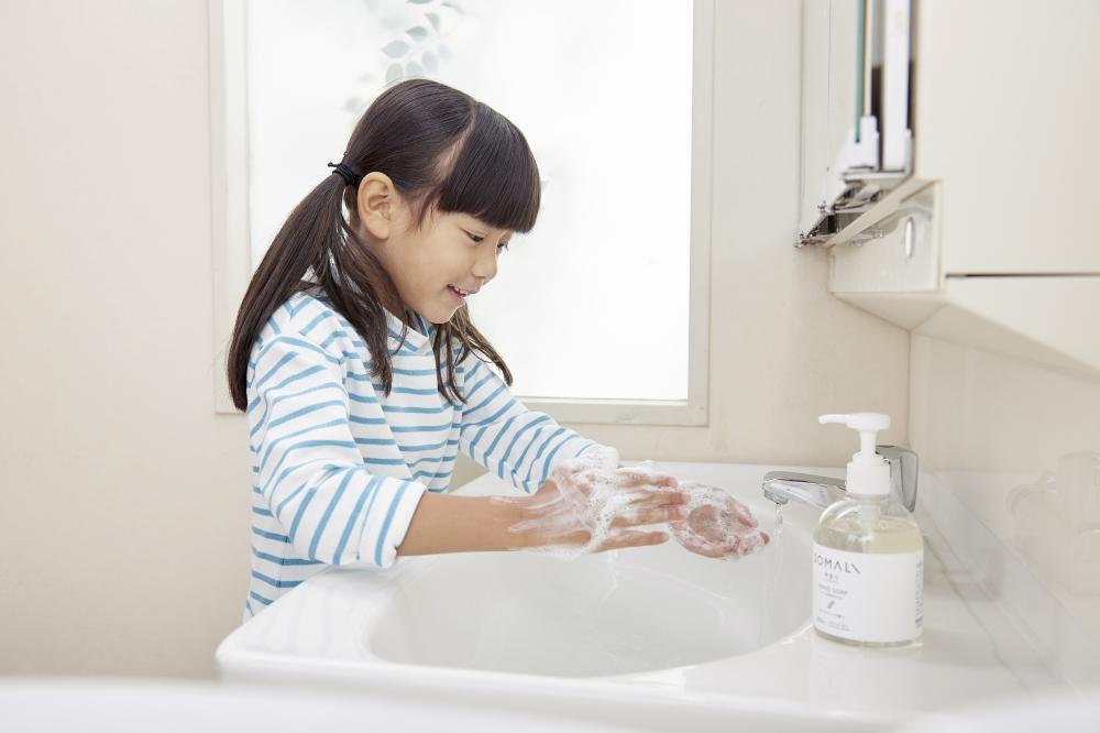 SOMALI ギフトF・ハンドソープセット（ハンド用液体石けん・オーガニックコットン ハンドタオル）