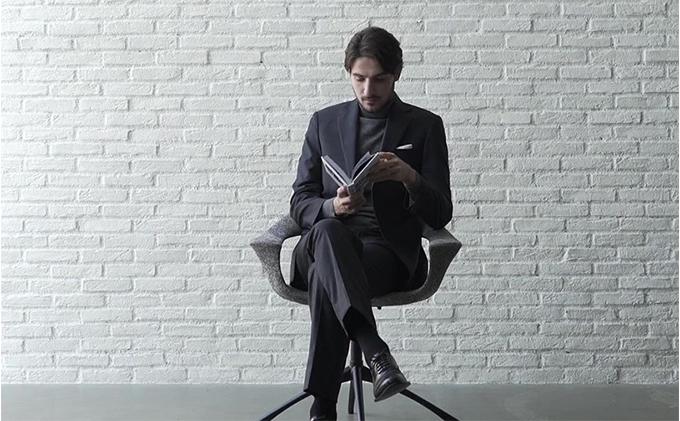 【SOGOKAGU】 上質な空間を演出するデザインチェア ヴィストBCS 黒 キャスタータイプ