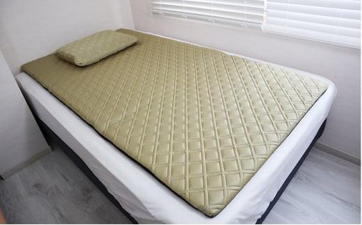 ～空気の流れで快眠を作るマット～グレイシーマット　シングルサイズ　ソフトタイプ【グレイッシュシルバー】