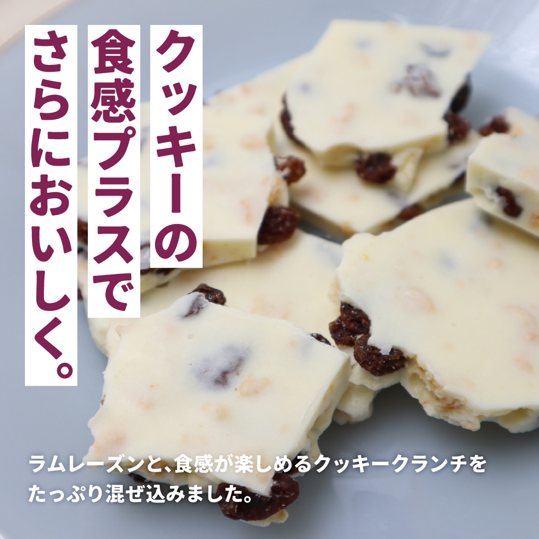 割れチョコ 妖艶なラムレーズン450g