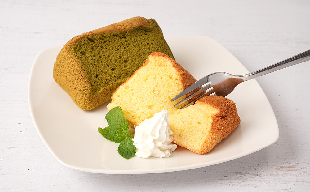 シフォンケーキと伊賀の銘酒 芭蕉酒粕パウンドケーキの詰合せ