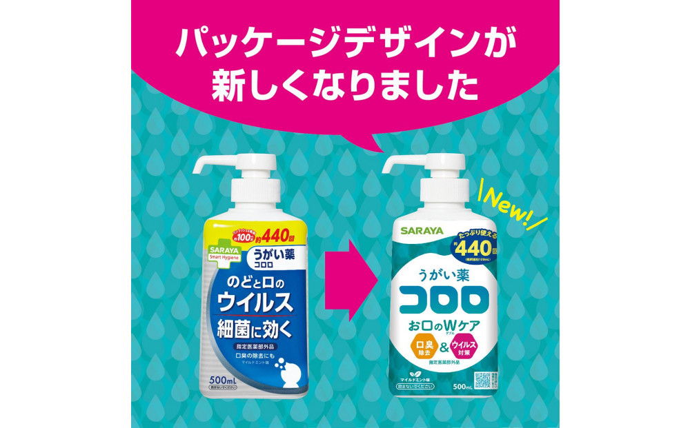 うがい薬コロロ５００ｍｌ×２