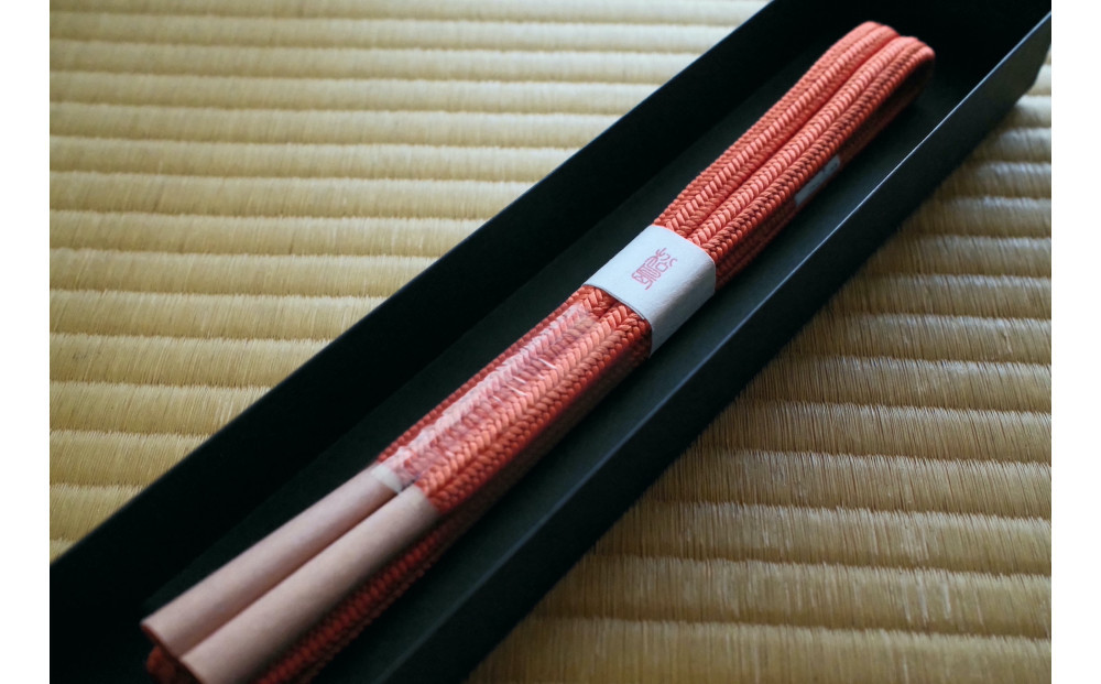  オーダーメイド　帯締め「ゆるぎ」　伊賀くみひも　無地