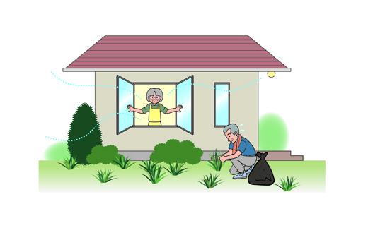 空家管理（空気の入替え・掃除・草引）