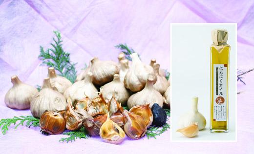 黒にんにく220g×3、熟成にんにくオイル3本セット