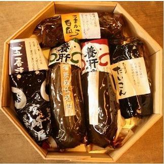 伊賀の漬物セット 養肝漬(樽入詰合せ) 5種類