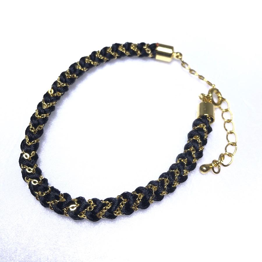 組紐ブレスレット角杉組鎖入１