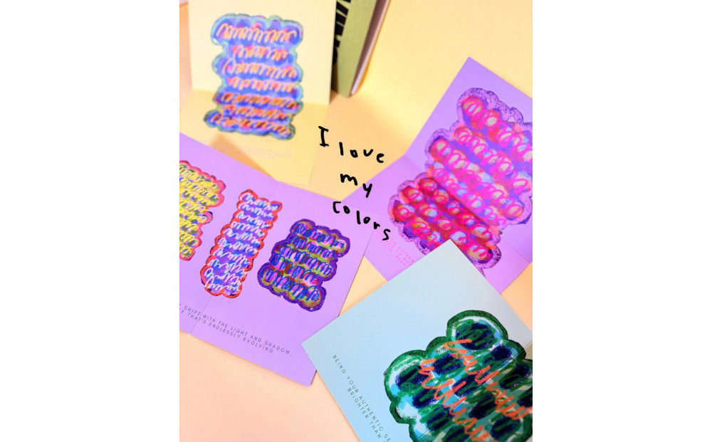 大切な人に送る ラブレター / グリーティングカード ４枚組