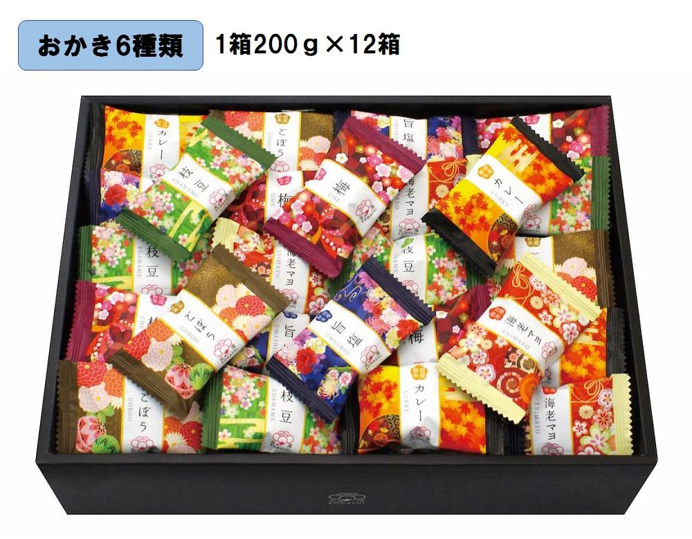 金澤兼六製菓　金澤小町（おかき6種類の詰合せ1箱200g×12箱）