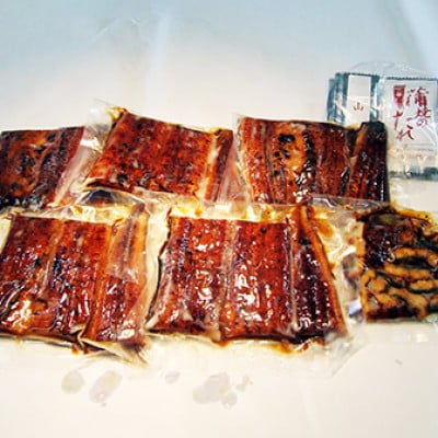 「2024年5月発送」木曽岬産「木曽三川うなぎ」うなぎ蒲焼5枚(各100g)+おまけ(60g)付【配送不可地域：離島】