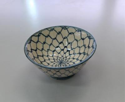 IG-03 縁起物 「網目紋」 飯碗 大 いろは窯