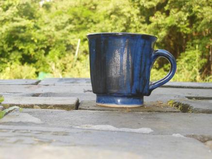 IG-01　「呉須」八面コーヒーカップ いろは窯