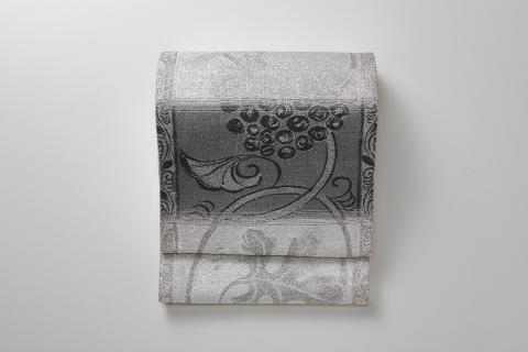 SG-07　御山杉染め　袋帯　花喰鳥葡萄唐草文　「お仕立（帯芯付き）」