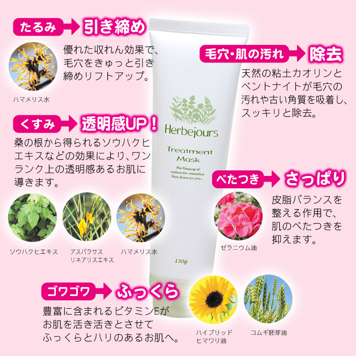 HJ-05　エルブジュール　トリートメントマスク　150ｇ