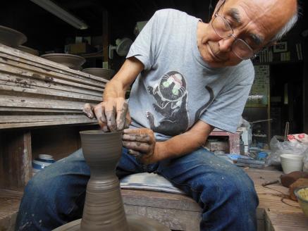 IG-03 縁起物 「網目紋」 飯碗 大 いろは窯