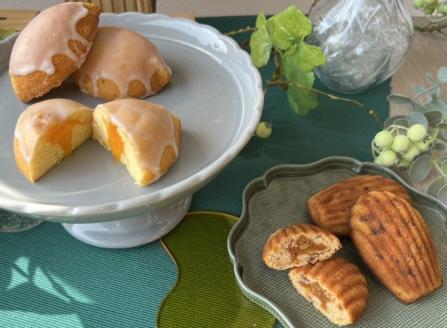 GF-11　多気町産柿のマドレーヌとみかんのジャムケーキ