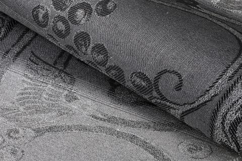 SG-07　御山杉染め　袋帯　花喰鳥葡萄唐草文　「お仕立（帯芯付き）」