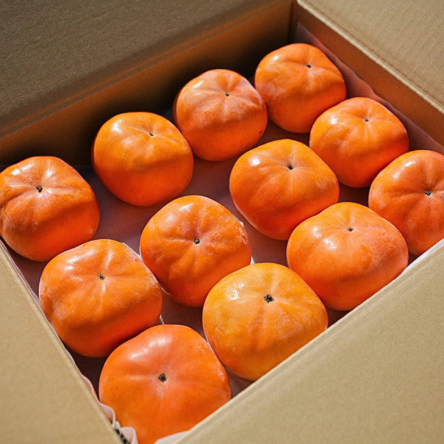 三重の安心食材認定！ 【2025年発送】三重の安心食材認定！中村農園の次郎柿 M・Lサイズ　22個 (約5～6㎏)　先行予約 先行 予約 柿 カキ かき 減農薬 安心 贈答 果物 くだもの フルーツ 三重県 多気町 NN-03