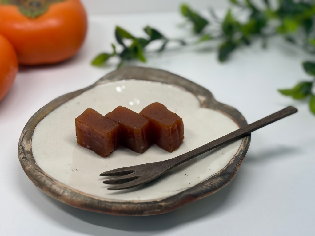 キズ柿をつかった柿ようかん 5個入り 次郎柿 たねなし 柿 かき フルーツ 種なし SDG’s 干し柿 三重県 多気町 gf-19