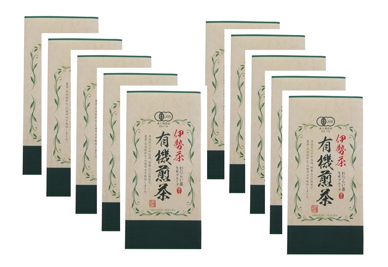 KH-07 伊勢茶一番茶有機煎茶800g（10袋）セット